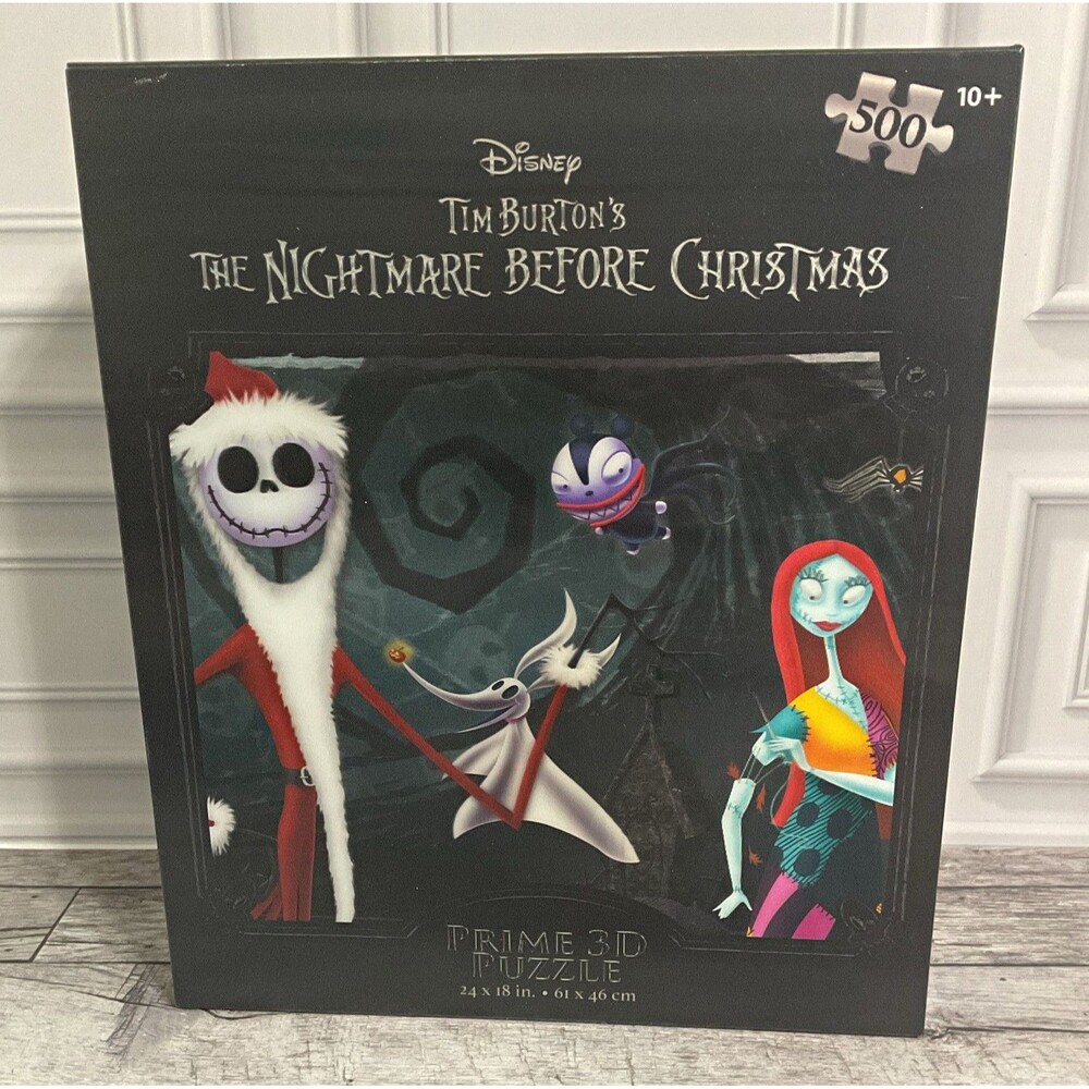 Disney The Nightmare Before Christmas Prime 3D Puzzle, 500 Pieces, Age 10+